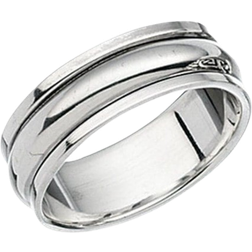 Beginnings Rotating Band Ring - Silver