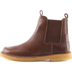 Nature Handgjord Läder Chelsea Boot - Tobacco