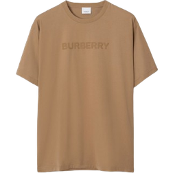 Burberry Logo Cotton T-shirt - Camel