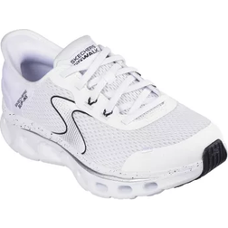 Skechers Skechers Women's Slip-ins: GO WALK Glide-Step 2.0 Sneaker White/Black Textile/Synthetic Machine Washable