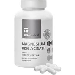 USA medical USA medical Magnesium Bisglycinate 60 st