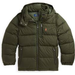 Ralph Lauren Ripstop Down Hooded Jacket - Company Olive (100005098)