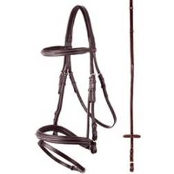PREMIERE Anatomical Riding Bridles Nancy - Marron