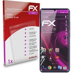 atFoliX für xiaomi mi note 10 lite panzerfolie 9h schutzpanzer Transparent