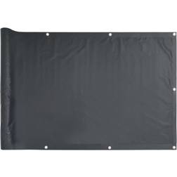 vidaXL Insynsskydd För Balkong Antracit 500 x 75 cm