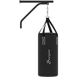 Soozier Heavy Bag Wall Mount Set, Unfilled Punching Bag Hanger with Boxing Gloves for Muay Thai and MMA Training Aosom.com