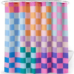 Shein One Multicolor Plaid Retro Shower Rainbow