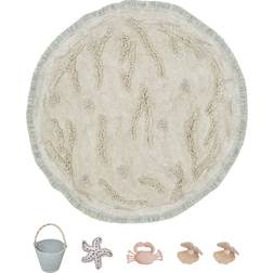 Lorena Canals Turtle Coastal Natural Cotton Island Washable Play Rug