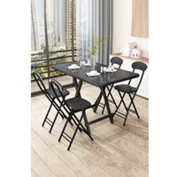 Living and Home 5pcs Folding Bistro Patio Dining Set