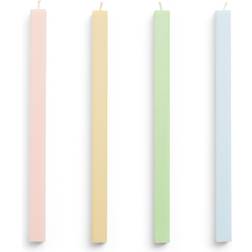 Hay Square Bougies Candle Set of 4 - Multicolore Bougie 24cm