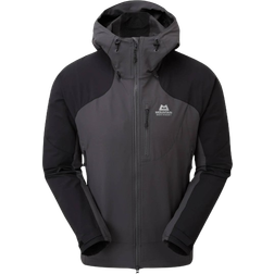 Mountain Equipment Frontier Hooded Jacket - Anvil Grey/Black