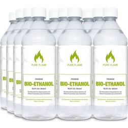 30 x 1 liter bioethanol premium 96,6% kamin bio alkohol in 1 liter-flaschen