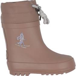 Wheat Thermo Rubber Boots - Old Rose Unicorn