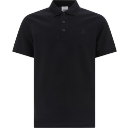 Burberry Eddie Piqué Polo Shirt - Black