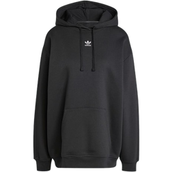 adidas Essentials Oversized Fleece Hoodie - Black