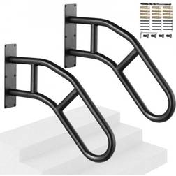 VEVOR 29 Inch U-Shaped Handrails for 1-3 Steps