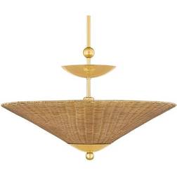 Mitzi Perilla Aged Brass Pendant Lamp 30"