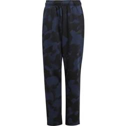 adidas Kid's Future Icons Camo Printed Pants - Black/Legend Ink/Black (IV9490)