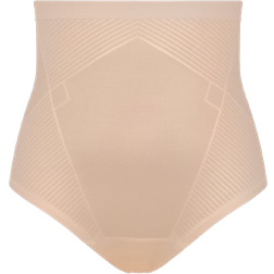 Spanx Invisible High-Waisted Thong - Champagne Beige