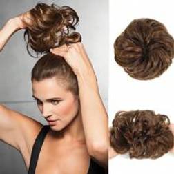 Shein Messy Bun Hair Tie Extensions For Curly Wavy Synthetic Wig