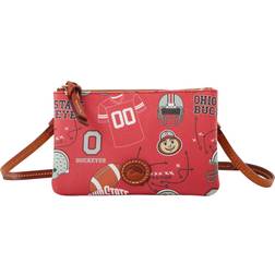 Dooney & Bourke Collegiate Ohio State Top Zip Crossbody - Red