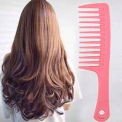 Shein Wide-Tooth Hair Comb With Thick Handle Detangling Straightening Comb
