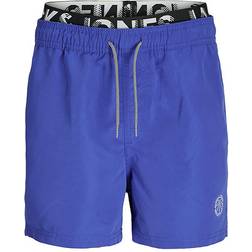 Jack & Jones Kid's Regular Fit Swim Shorts - Blue/Bluing