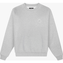 7 Days Active Organic Regular Crewneck Sweatshirt, Heather Grey