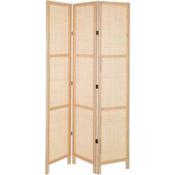 Alexandra House Living Folding Screen Natural Raumteiler 120x200cm 3Stk.