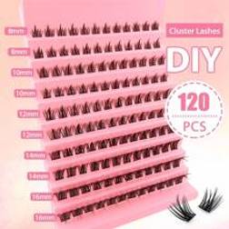 Shein Individual Cluster Lashes 120Pcs Segmented Individual False Eyelashes Spikes Individual Eyelash Extensions
