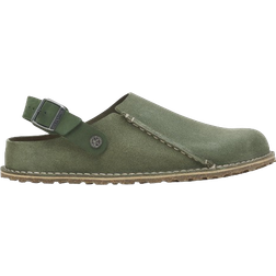 Birkenstock Lutry Premium Suede Leather - Thyme