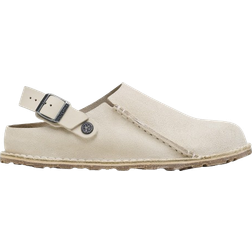 Birkenstock Lutry Premium Suede Leather - Eggshell