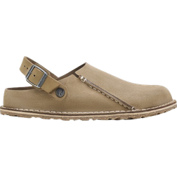 Birkenstock Lutry Premium Suede Leather - Grey Taupe