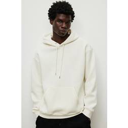 H&M Loose Fit Hoodie - White