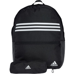 Adidas Classic Horizontal 3 Stripes Backpack - Black/White