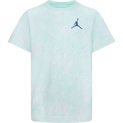 Nike Big Kid's Jordan Net Flight T-shirt - Green/White (95D200-E8G)