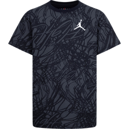 Nike Big Kid's Jordan Net Flight T-shirt - Black/Grey (95D200-023)