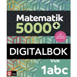 Matematik 5000+ Kurs 1abc Vux Lärobok Dig.bokUppl2021