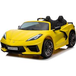 King Toys 2024 24V Chevrolet Corvette C8 2 Seater Ride-On Car