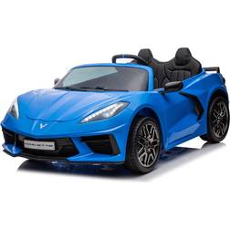 King Toys 2024 24V Chevrolet Corvette C8 2 Seater Ride-On Car