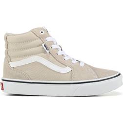 Vans Kid's Filmore High Top Shoe - Taupe/White