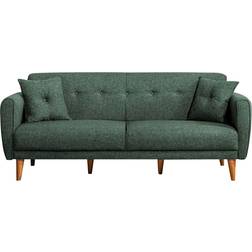 Scandinavian Choice Rippers Green Sofa 205cm 3 personers