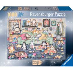 Ravensburger Puzzle Crazy Cats Christmas Crackers 1000p