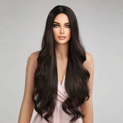 Shein Brown Wig Curly Middle Wig