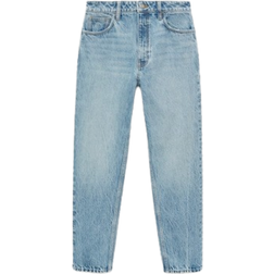 Mango Mom2000 High Rise Jeans - Medium Blue