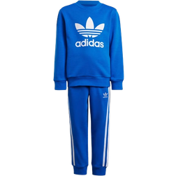 adidas Kid's Adicolor Crew Set - Blue