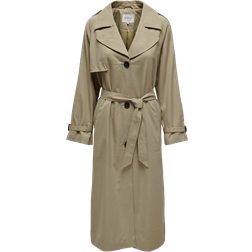 Only Chloe Trench Coat - Brown/Tannin