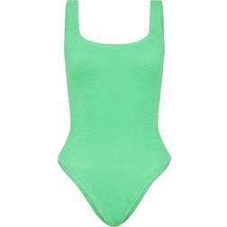 Hunza G Square Neck Swim - Lime