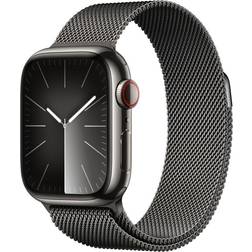 Apple Watch Series 9, Stainless Steel, 41mm, GPS + Cellular, Milanese Loop