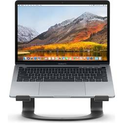 Twelve South curve for macbooks and laptops ergonomic desktop cooling stand for home or office, white (special edition)